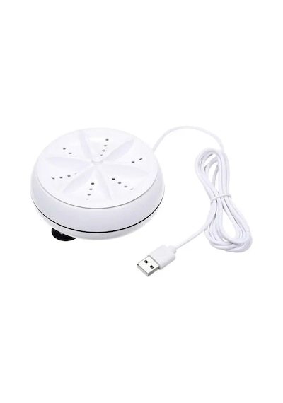 Ayt Sunup Taşınabilir Seyahat Tipi Mini Ultrasonik Usb Li Yıkama Makinesi Çamaşır Makinası 10x5.5 Cm