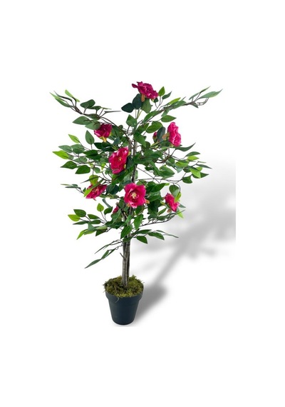 Yapay Ağaç Fuşya Nilüfer Ağacı 90cm