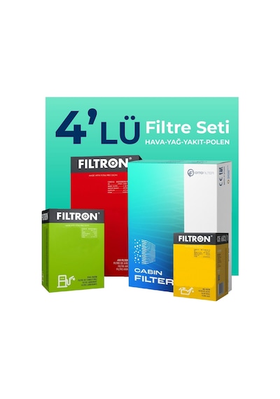 Filtron Audi Q7 3.0 Dizel Filtre Bakım Seti (2006-2011) 4 Lü
