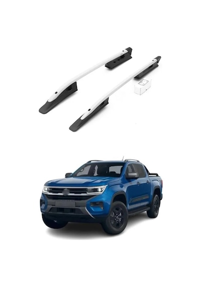 Turtle Volkswagen Amarok 2010-2022 Tavan Çıtası Falcon Gri