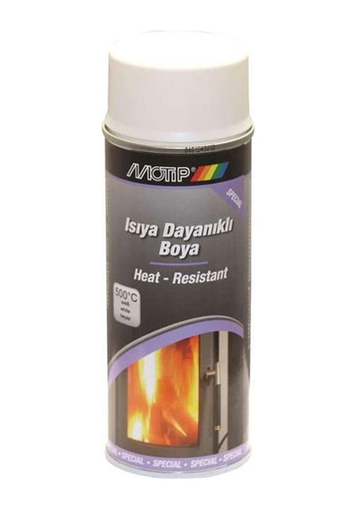 Motip Isıya Dayanıklı Boya 400 ML. Beyaz