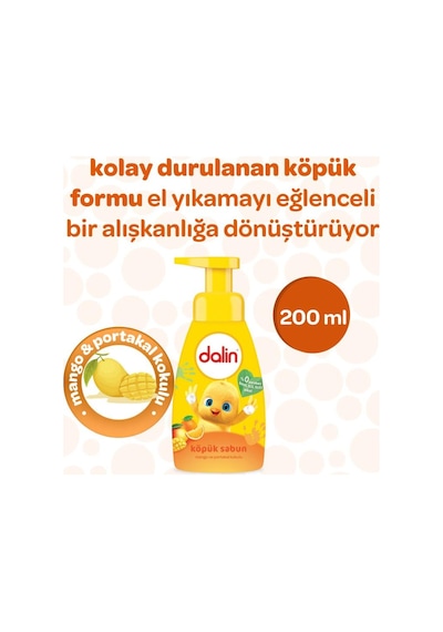 Köpük Sabun Mango Ve Portakal Kokulu 200 Ml
