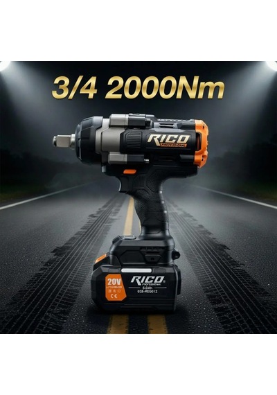 Rico Şarjlı Somun Sıkma 3/4" 1600 Nm 20v 6amper 028-re0012