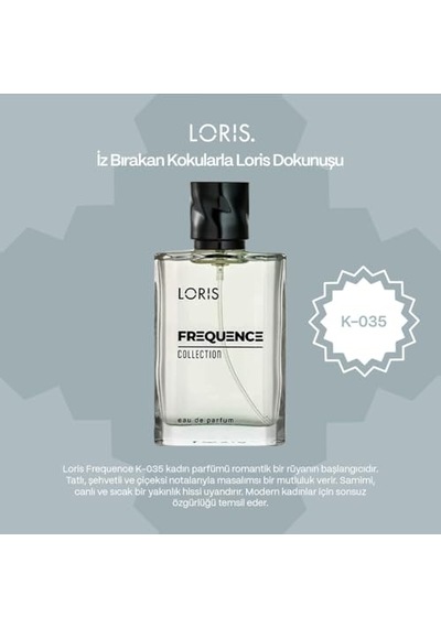 K-35 Frequence Edp Kadın Parfümü 50 Ml Ada Esintisi