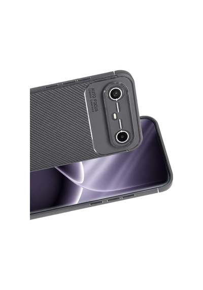 Uryport Tecno Spark Slim 5g Auto Focus Karbon Kapak - Gri