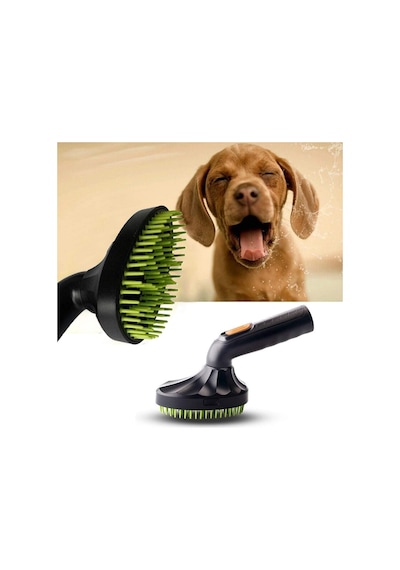 Süpürgeye Takılabilir Ergonomik Kedi Köpek Tüy Tarama Fırçası, 15 X 10 X 12 Cm