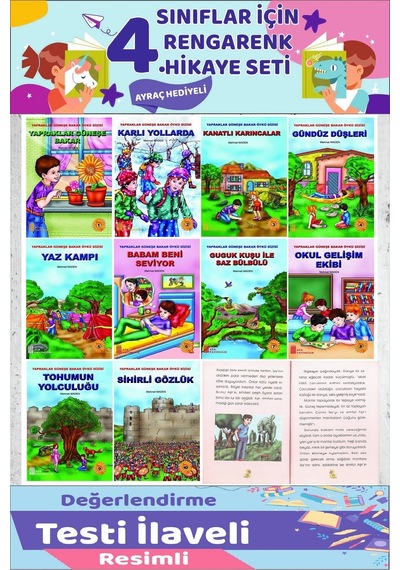 4.sınıf Okumayı Sevdiren 10 Lu Hikaye Seti 6 80 Sayfa