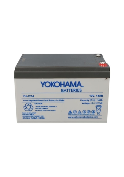 Yokohama 12volt-18amper Akü Yh-1218 181x76x167mm