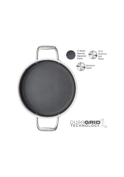 Korkmaz Altima Omlet 20 Cm A3873 Çok Renkli