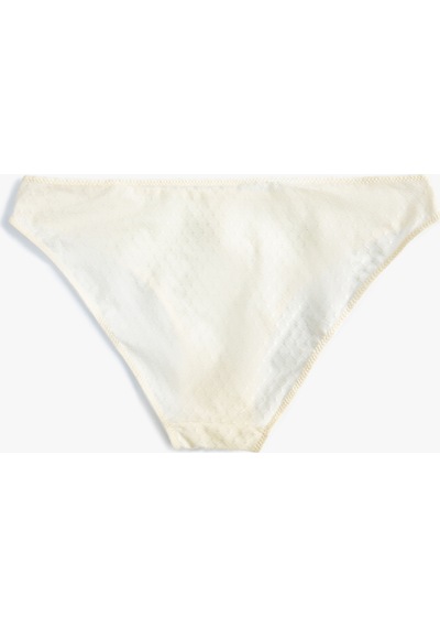 Koton Brief Külot Dokulu Aksesuar Detaylı Bej 4slk30137mk 4SLK30137MK055 Ekru