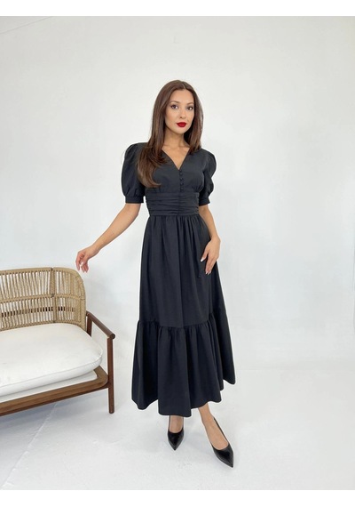 Valensdesign 6411 Elbise-siyah Si Yah