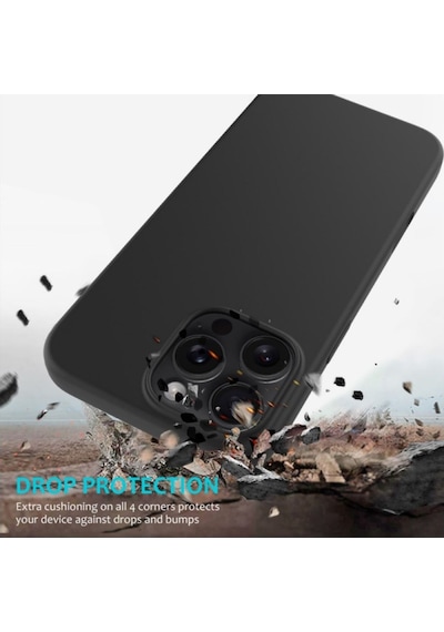 Apple Uyumlu iPhone 15  Silikon Kılıf - Pastel Renk Tonu Esnek Tam Koruma Kapak - Pudra Pembe