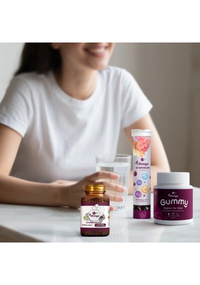 Dosewell 3'lü Avantaj Paketi Gummy, Efervesan, Bitkisel Kapsül