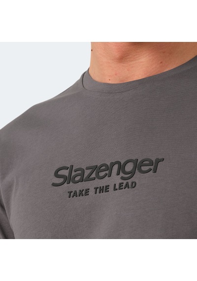 Slazenger VOITTO Erkek  Koyu Gri Tişört