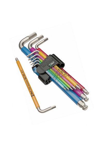 Wera 3950/9 Spkl Hf Hexplus Topbaş Renkli Allen Seti 05022699001