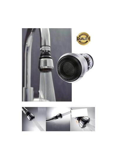 Premium 2 Modlu 360 Dönebilen Perlatör Başlığı Mutfak Lavabo Su Tasarrufu Musluk Ucu Şık Tasarım Çok Renkli