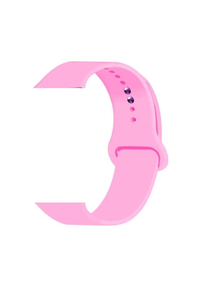Watch Kordon 2 3 4 5 Seri 38-40 Mm Silikon Kordon Kayış-pembe