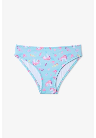 Penti Renkli Kız Çocuk Unimermaid Halter Bikini Takımı