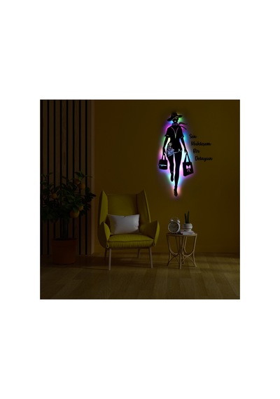 Led Işıklı Kişiselleştirilebilir Kadın Temalı Tablo Fiona Dekoratif Gece Lambası Çok Renkli - 737246130 Led Işıklı Kişiselleştirilebilir Kadın Temalı Tablo Fiona Dekoratif Gece Lambası Çok Renkli - 737246130