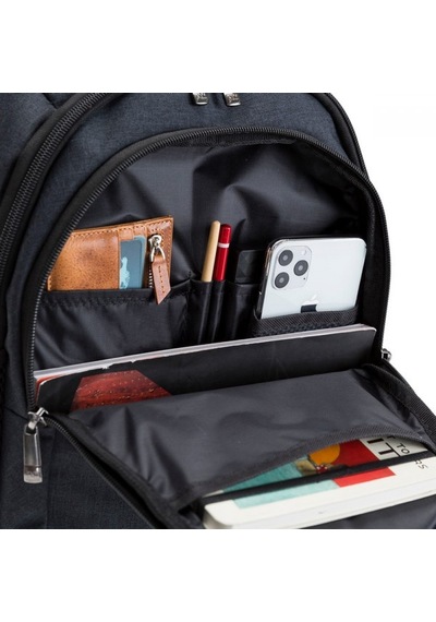 Plm Lidya 15.6 İnç Laptop Sırt Çantası Gri