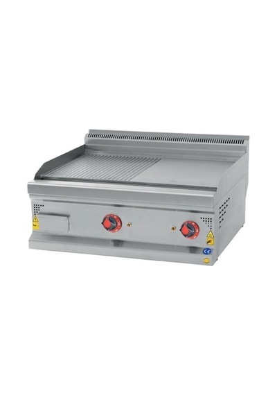 Karacasan Endüstriyel 60 Cm 600 Seri Set Üstü Lpg Tüplü Yarı Kanallı Izgara