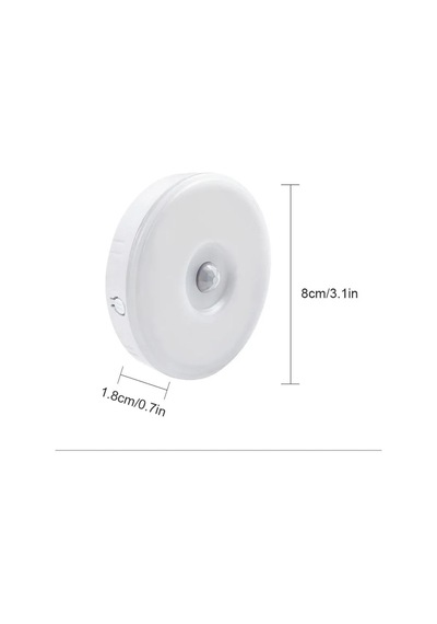 Sge Teknoloji 16 Led 2 Renk 5 Modlu Beyaz Ve Gün Işığı Hareket Sensörlü Type-c Girişli Led Lamba Diğer