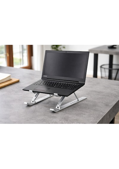 Alüminyum Ayarlanabilir Laptop Standı Ergonomik Notebook Yükseltici Soğutucu Katlanabilir