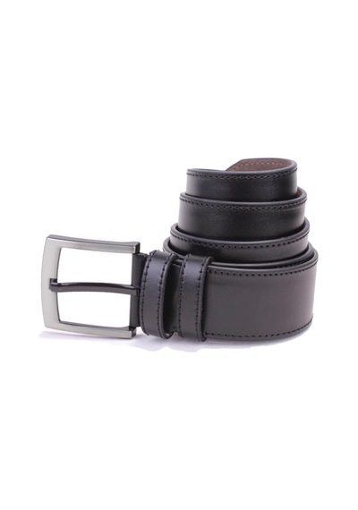 Dagoster DMK26-459 Siyah 4.5 CM Suni Deri Erkek Kemer Siyah