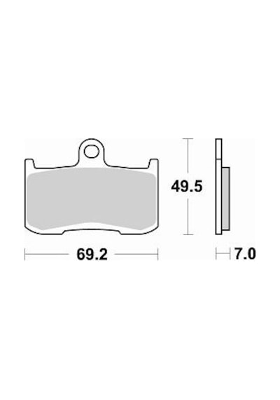 Kawasakı Z 800 Abs Brakıng Ön Sol Fren Balatası 2013-2016 906Cm55