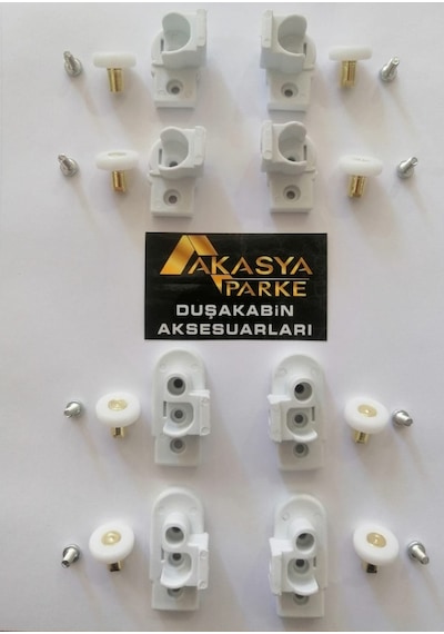 Duşakabin Teker Seti ( Bella Seri) (549468581) Beyaz