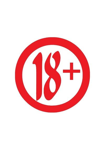 18+ Sticker 10 X 10 Cm