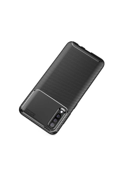 Samsung Galaxy Uyumlu A50 Kılıf Zore Negro Silikon Kapak Kahverengi