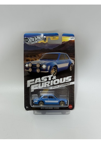 Hot Wheels Silver Brian O'conner Seti 4/5 1970 Ford Escort Rs1600 Mavi