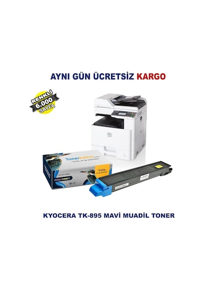Tk-895 / Kyocera Ecosys Fs-C8025 Mavi Uyumlu Toner 6.000 Sf