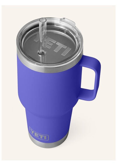 Yeti Termal Kupa 1l , Çift Cidarlı, Paslanmaz Çelik, Pipetli Ve Saplı Mavi