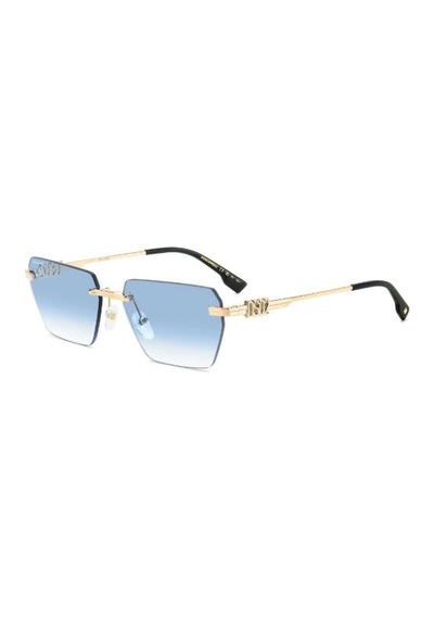 Dsquared2 D2 0102/s - Lks57st Azure Sf Erkek Güneş Gözlüğü 716736840352 Altın - Siyah