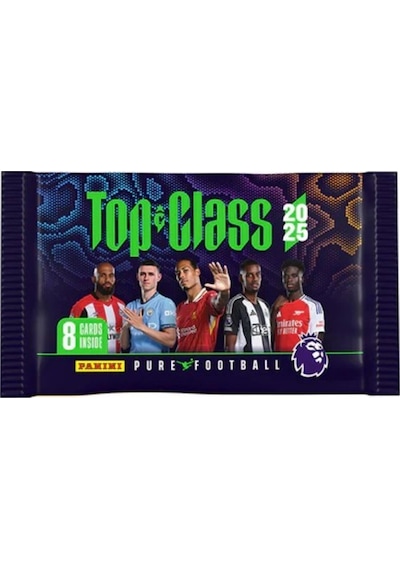 Panini Top Class 2025 Premier League Koleksiyon Futbolcu Kartı Albüm Dergi 24 Adet Kart+2 Holo Kart
