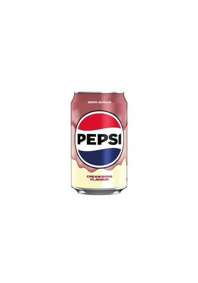 Pepsi Cream Soda Flavour Zero Sugar - Vanilya Kola Aromalı Gazlı İçecek 330 Ml