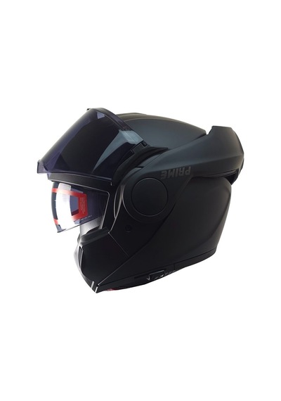 Motosiklet Kask Modüler 180 Derece Çene Açılır Abs Material Mat Siyah Motorcu Kaskı-