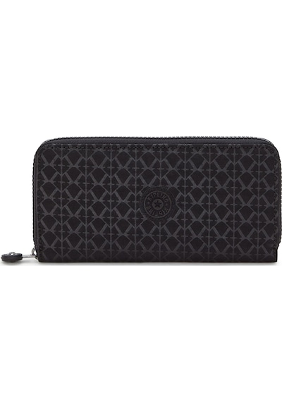 Kipling Kıplıng Money World Büyük Boy Cüzdan Siyah Sıgnature Emb Siyah