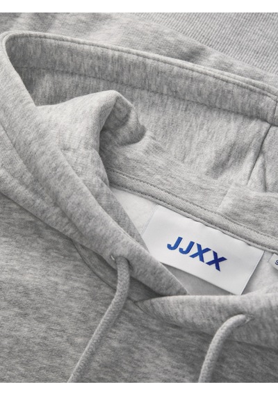 Jack & Jones Kadin Minimal Logo Baskili Kapüsonlu Sweatshirt - Studio - 12280152 Light Grey Melange Jack & Jones Kadin Minimal Logo Baskili Kapüsonlu Sweatshirt - Studio - 12280152 Light Grey Melange
