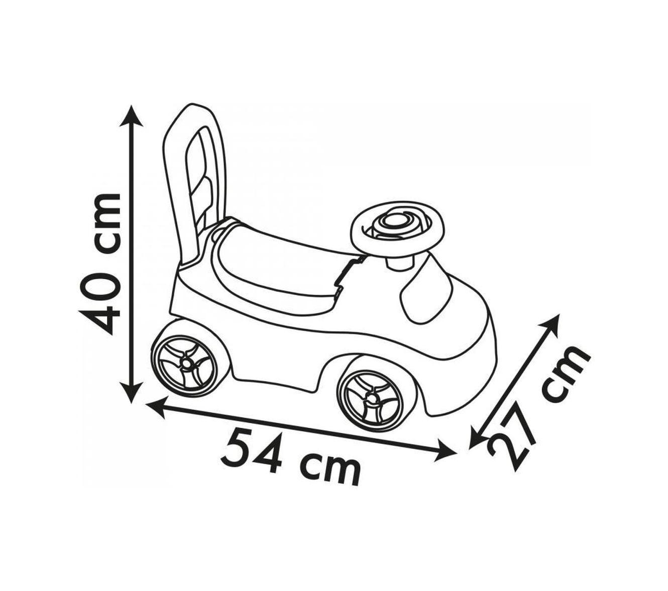 Smoby Minnie İlk Bingit Aracım 720544 Renkli
