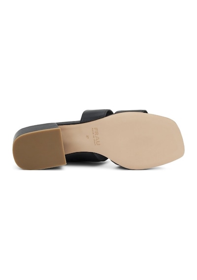 Terlik Kadın 87p1 Frau Nappa Leather Nero Null Siyah