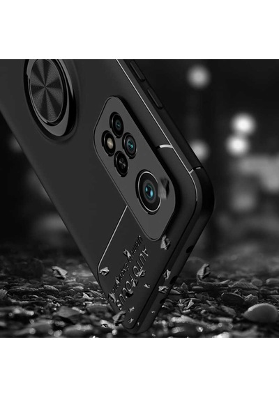 Xiaomi Mi 10T Pro 5G Kılıf Zore Ravel Yüzüklü Silikon Kılıf