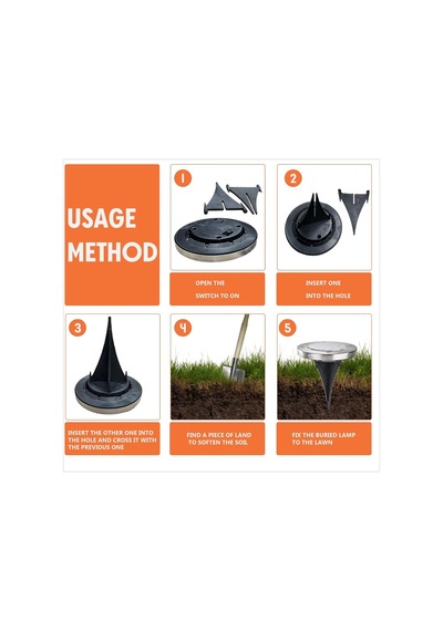 Solar Lights Dış Mekan Bahçe Tavan Lambası, Güneş Enerjisiyle Çalışan 8 Led, Peyzaj, Yürüme Yolu, Çim, Merdiven Güvertesi, Bahçe Dekorasyonu İçin, Sıcak 4'lü Paket Enerji Sınıfı A+++ Enerji