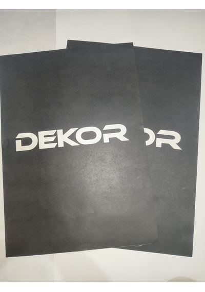 Dekor Baskılı Suya Dayanıklı Oto Kağıt Paspas 20'li Paket
