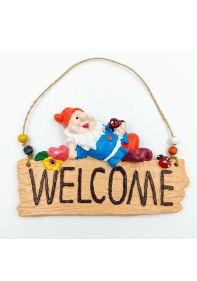 Welcome Kapı Süsü Bej 12x19