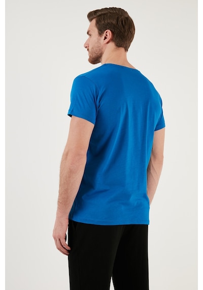 Buratti Bisiklet Yaka Pamuklu Slim Fit Erkek T Shirt 541Quint Parliament