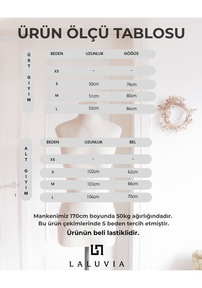 Laluvia Siyah Çift Biyeli Alt Üst Eşofman Takım - 2y909019