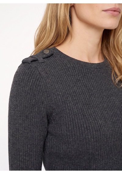 Mustang Antrasit Kadın Relaxed Sweatshirt M6wl-swt1550